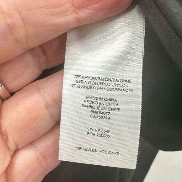 CABI Agency peplum #3549 woman black Ponte career 90’s structured blazer 6 - Picture 7 of 12